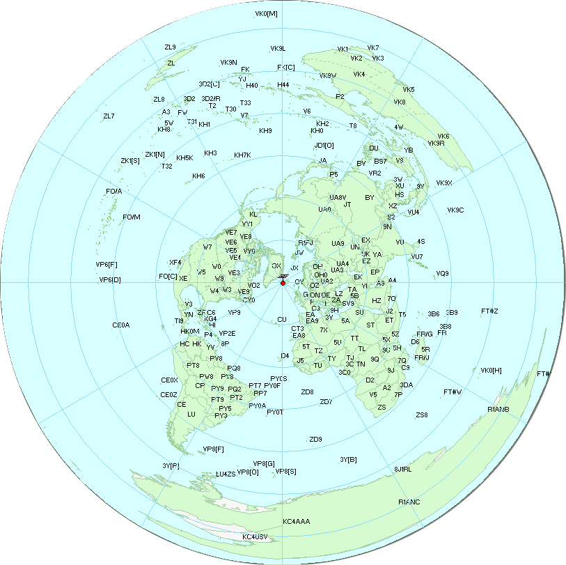 Azimuthal Map - TF